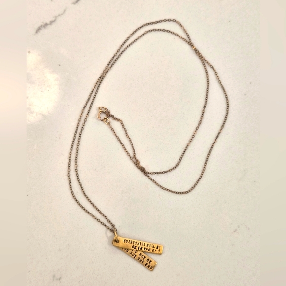 Beatles Quote Pendant Necklace - Picture 2 of 4